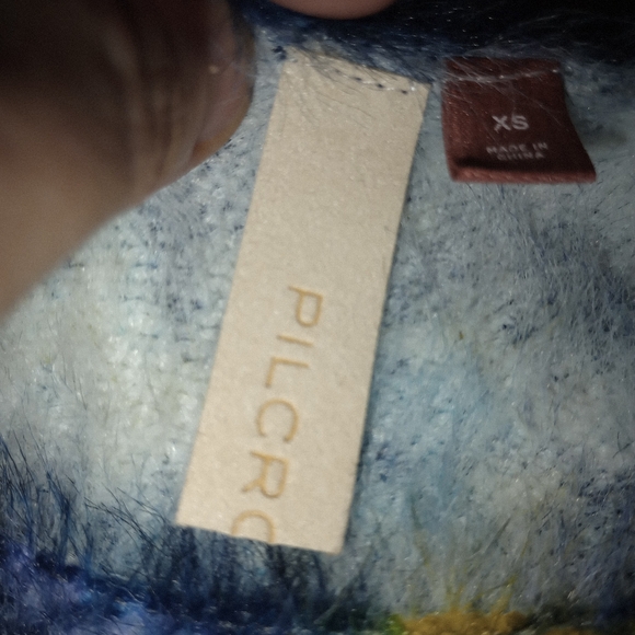 NWT Anthropologie Pilcro Cropped Eyelash Sweater Size XS - Picture 9 of 14